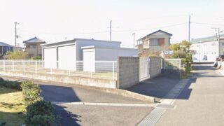 売地〈車4台分ガレージ付／バイクガレージ付〉館山市湊